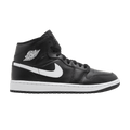 Jordan 1 Mid Black White (Women's)