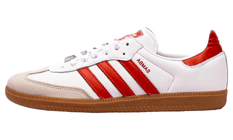 Adidas Samba OG WMNS Off White Semi Lucid Red Gum KI2704