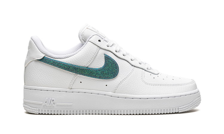Nike AIR FORCE 1 '07 ESS WMNS Glitter Swoosh - Celery DH4407 100 Apex Sneakers