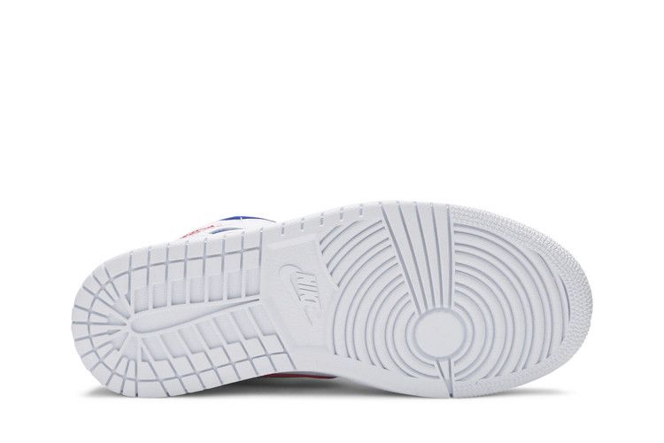 Jordan 1 Mid White Red Royal (Women's)