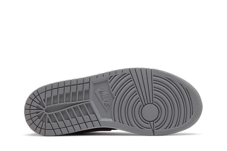 Jordan 1 Low SE Homage Split Gym Red Cement Grey (Women's)