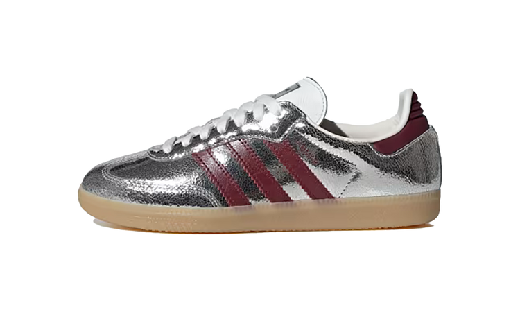 Adidas Adidas Samba OG WMNS Silver Metallic - Shadow Red KI9386