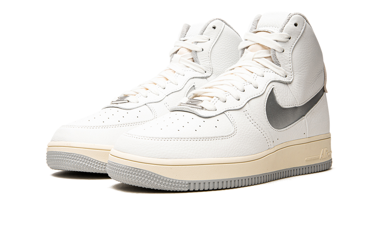 Nike AIR FORCE 1 HIGH SCULPT MNS WMNS White / Silver DC3590 101 Apex Sneakers