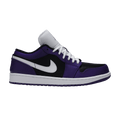 Jordan 1 Low Court Purple Black
