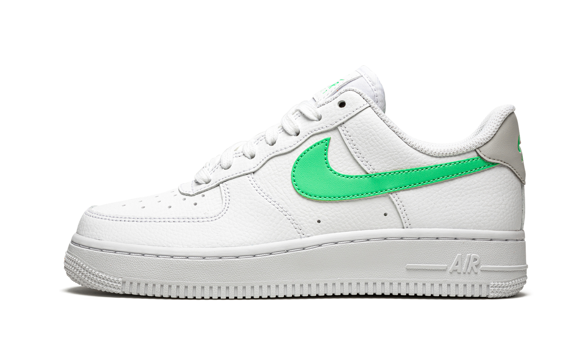 Nike AIR FORCE 1 LO '07 MNS WMNS White / Green Glow 315115 164 Apex Sneakers