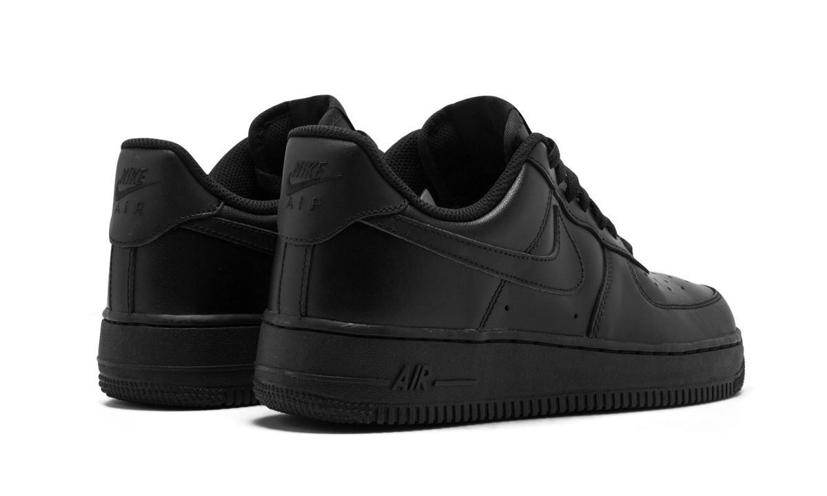 Nike AIR FORCE 1 LO MNS WMNS Triple Black 315115 038 Apex Sneakers
