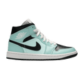 Jordan 1 Mid Aqua Blue Tint (Women's)