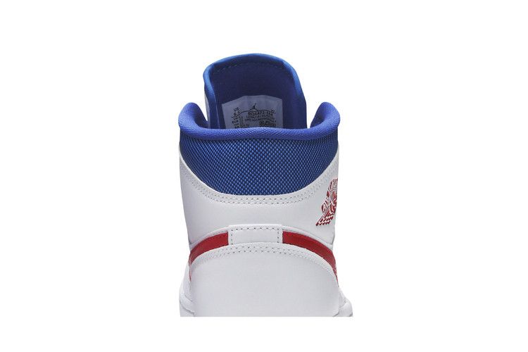 Jordan 1 Mid White Red Royal (Women's)