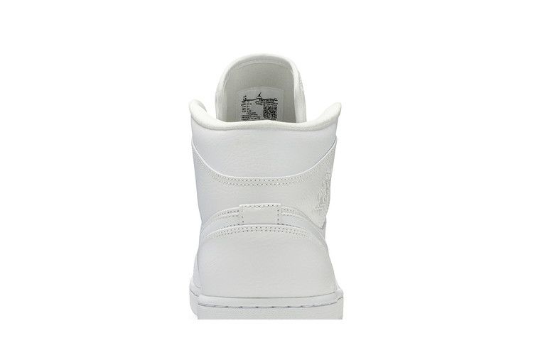 Jordan 1 Mid Triple White (2019)