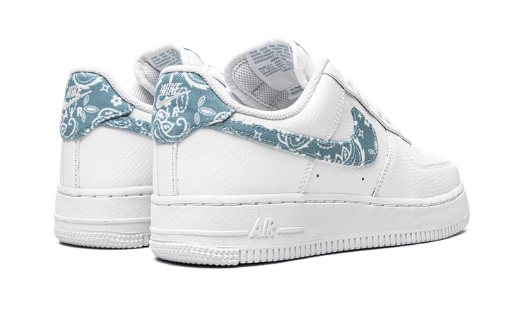 Nike AIR FORCE 1 LO MNS WMNS Paisley - Worn Blue DH4406 100 Apex Sneakers