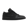 Jordan 1 Low Triple Black Quilted (Women's)