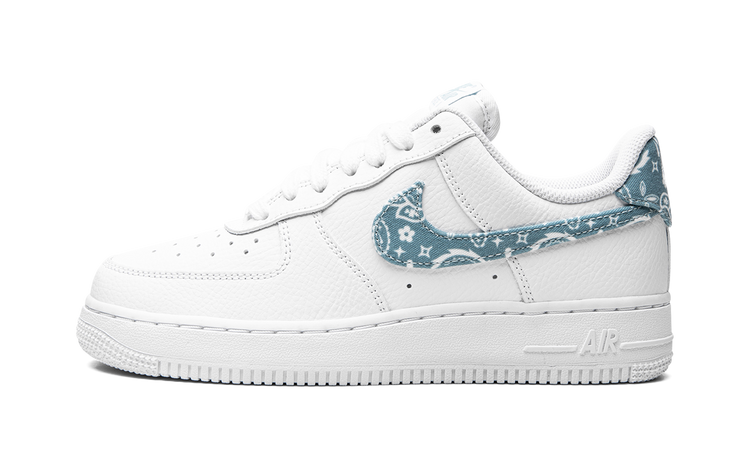 Nike AIR FORCE 1 LO MNS WMNS Paisley - Worn Blue DH4406 100 Apex Sneakers