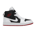Jordan 1 Mid SE Utility Canvas White Black Gym Red (Women's)