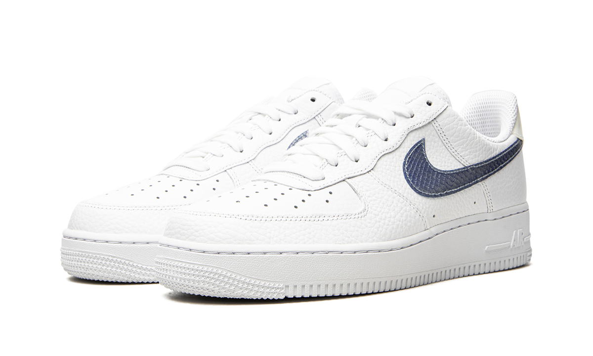 Nike Air Force 1 Low Blue Snakeskin Apex Sneakers