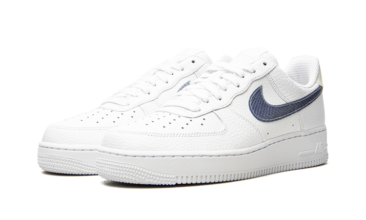 Nike Air Force 1 Low Blue Snakeskin Apex Sneakers