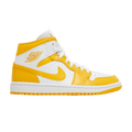 Jordan 1 Mid White University Gold (Women's)
