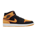 Jordan 1 Mid Fat Tongue Black Orange