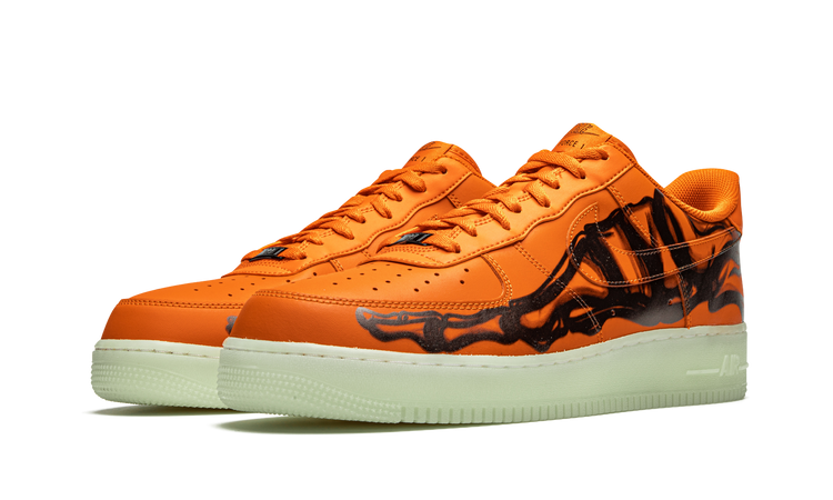 Nike Air Force 1 Low Orange Skeleton CU8067 800 Apex Sneakers