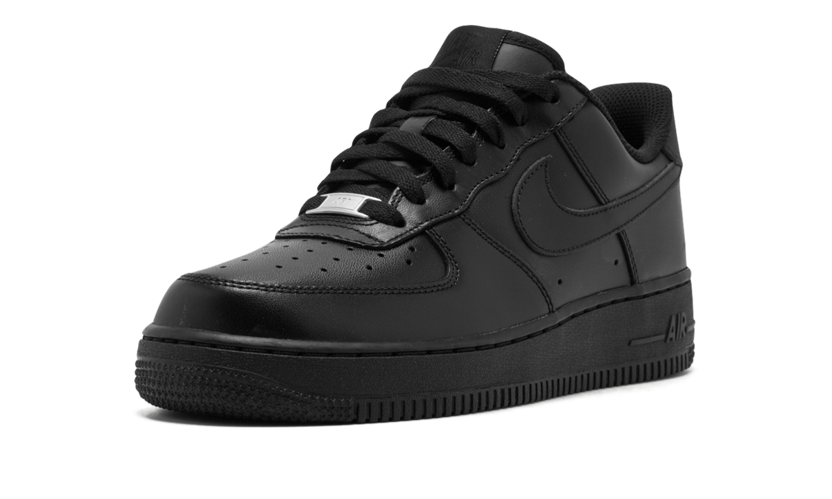 Nike AIR FORCE 1 LO MNS WMNS Triple Black 315115 038 Apex Sneakers