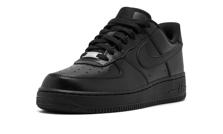 Nike AIR FORCE 1 LO MNS WMNS Triple Black 315115 038 Apex Sneakers