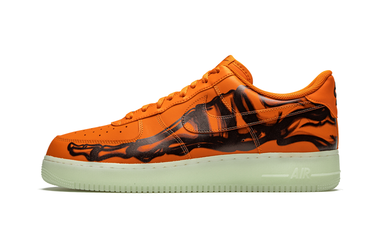 Nike Air Force 1 Low Orange Skeleton CU8067 800 Apex Sneakers