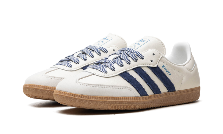 Adidas Samba OG WMNS Off White Dark Blue JI3907