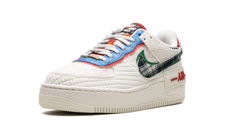 Nike NIKE AIR FORCE 1 SHADO WMNS Multi-Material DZ5193 100 Apex Sneakers