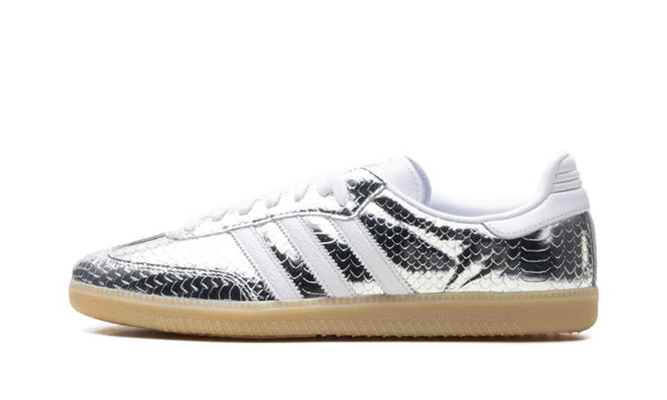 Adidas Adidas Samba OG WMNS Patent Snakeskin Silver Metallic IH9016