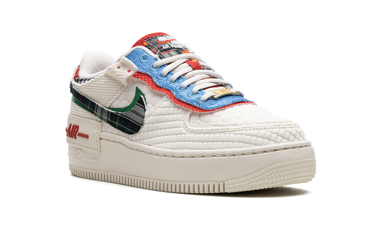 Nike NIKE AIR FORCE 1 SHADO WMNS Multi-Material DZ5193 100 Apex Sneakers