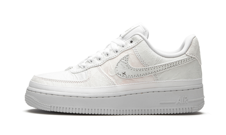 Nike AIR FORCE 1 LO LX WMNS Reveal - Black Swoosh CJ1650 100 Apex Sneakers