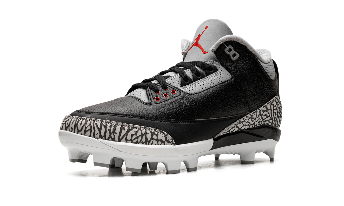 Air Jordan 3 Cleats "Black Cement" FZ8627 001