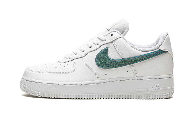 Nike AIR FORCE 1 '07 ESS WMNS Glitter Swoosh - Celery DH4407 100 Apex Sneakers