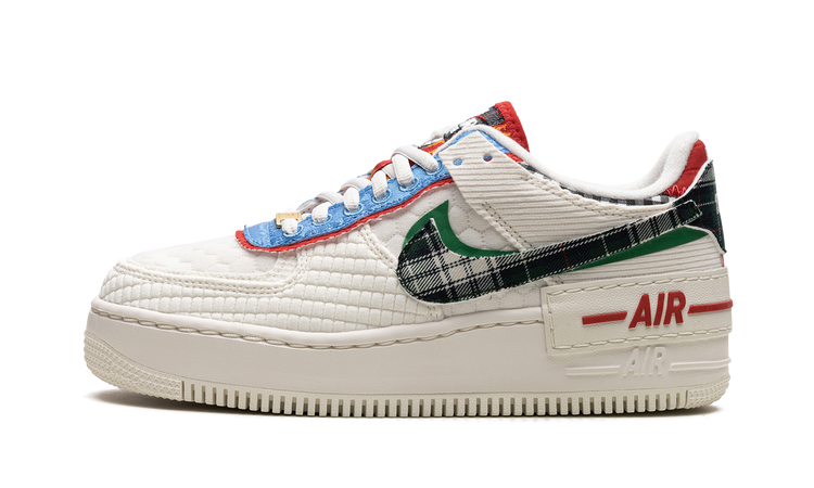 Nike NIKE AIR FORCE 1 SHADO WMNS Multi-Material DZ5193 100 Apex Sneakers