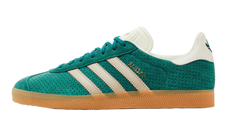 Adidas Gazelle Collegiate Green Wonder Beige Gold Metallic IF7154