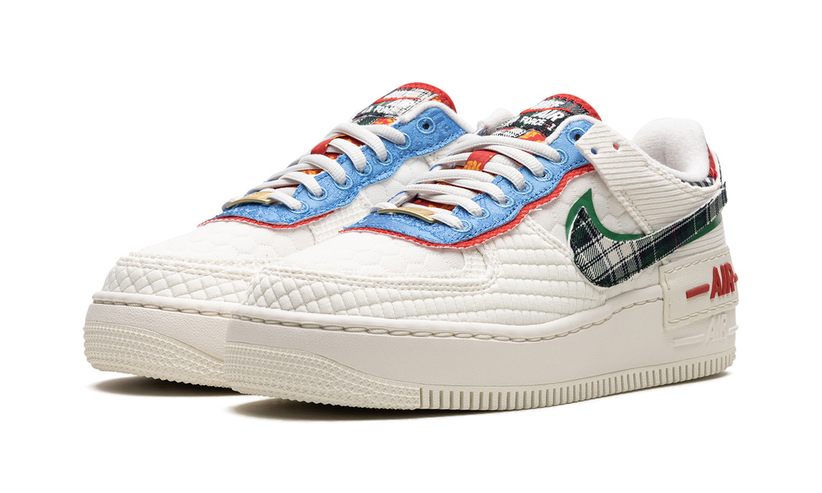 Nike NIKE AIR FORCE 1 SHADO WMNS Multi-Material DZ5193 100 Apex Sneakers