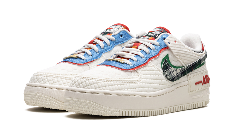 Nike NIKE AIR FORCE 1 SHADO WMNS Multi-Material DZ5193 100 Apex Sneakers