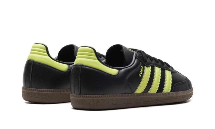 Adidas Samba OG WMNS Black Pulse Lime JS1387