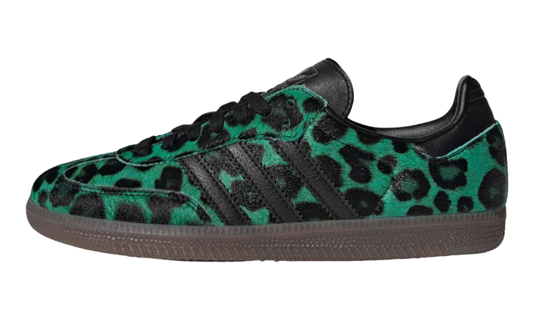 Adidas Samba OG WMNS Semi Screaming Green Core Black Gold HQ9374