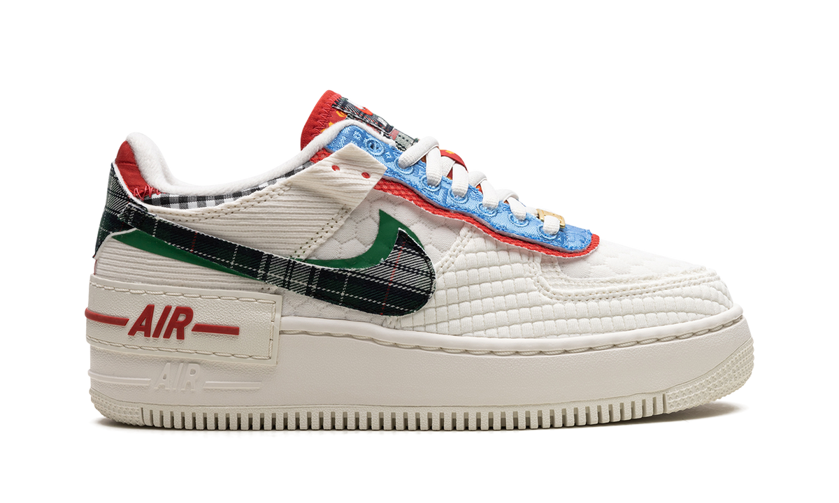 Nike NIKE AIR FORCE 1 SHADO WMNS Multi-Material DZ5193 100 Apex Sneakers