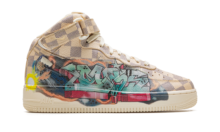 Nike Louis Vuitton Air Force 1 Mid Virgil Abloh - Graffiti 1A9VE0 Apex Sneakers