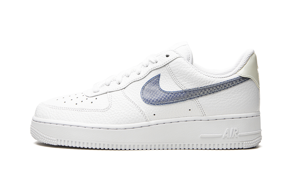 Nike Air Force 1 Low Blue Snakeskin Apex Sneakers