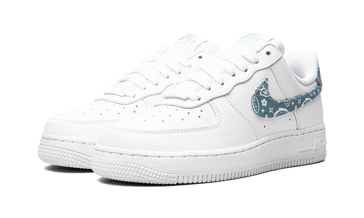 Nike AIR FORCE 1 LO MNS WMNS Paisley - Worn Blue DH4406 100 Apex Sneakers