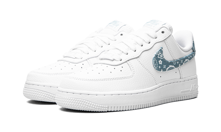 Nike AIR FORCE 1 LO MNS WMNS Paisley - Worn Blue DH4406 100 Apex Sneakers