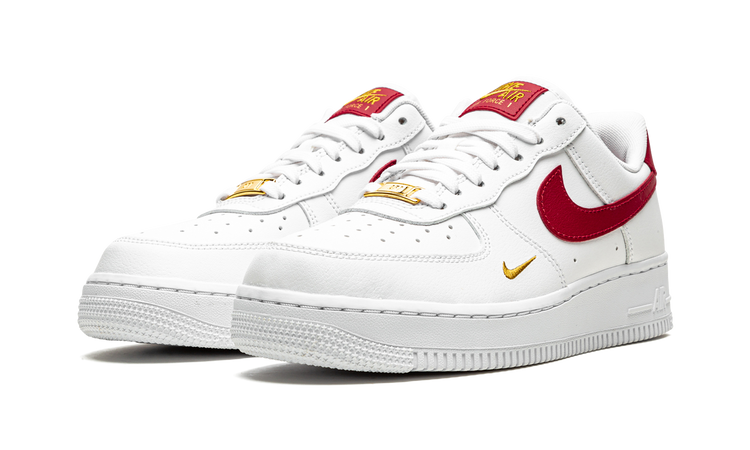 Nike AIR FORCE 1 LO ESSENTIAL MNS WMNS White / Gym Red Apex Sneakers