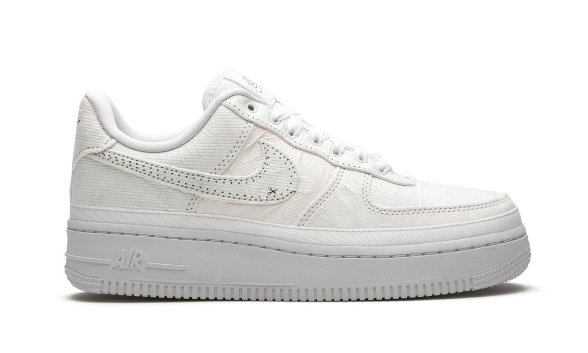 Nike AIR FORCE 1 LO LX WMNS Reveal - Black Swoosh CJ1650 100 Apex Sneakers