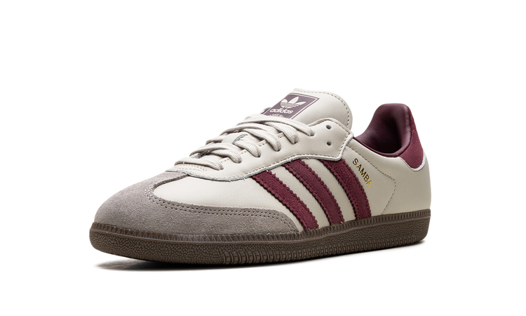 Adidas Samba OG Putty Grey Maroon ID1482