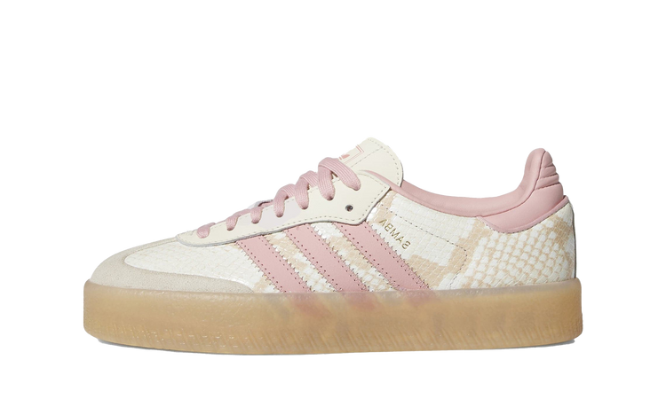 Adidas Sambae Snakeskin WMNS Cream White Wonder Mauve JR3803