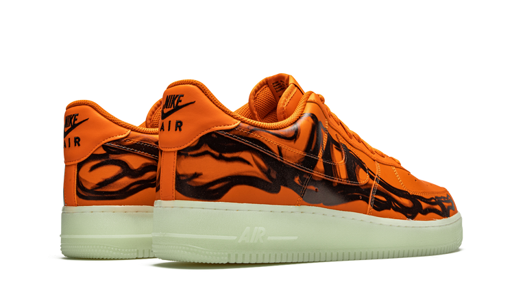 Nike Air Force 1 Low Orange Skeleton CU8067 800 Apex Sneakers