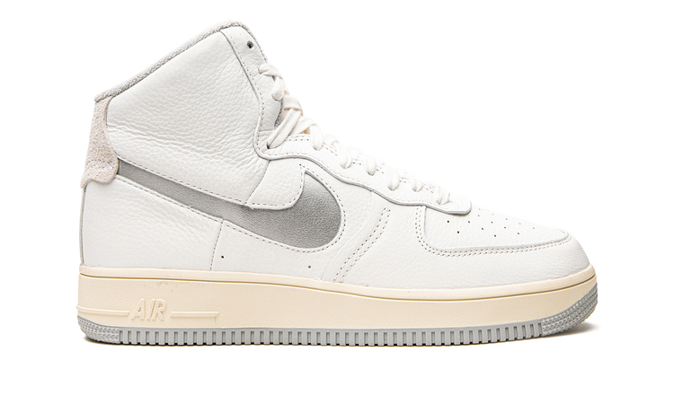 Nike AIR FORCE 1 HIGH SCULPT MNS WMNS White / Silver DC3590 101 Apex Sneakers