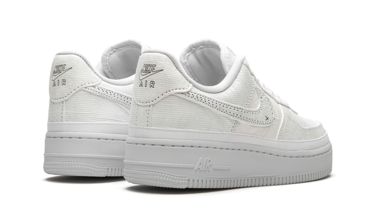 Nike AIR FORCE 1 LO LX WMNS Reveal - Black Swoosh CJ1650 100 Apex Sneakers